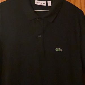 Black Lacoste polo